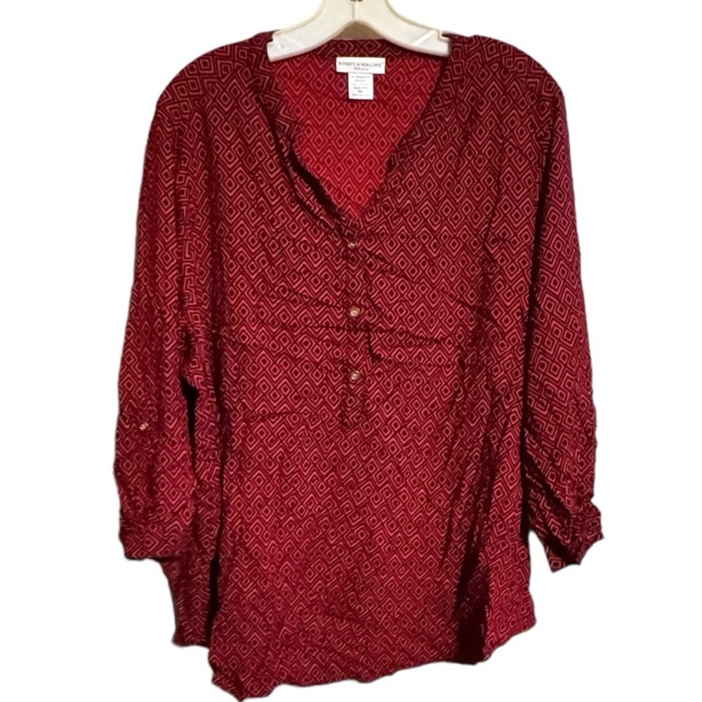 Rebecca Malone Woman Red‎ Top